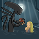 Illustration for article titled One Of The Scariest Aliens In Film History Gets An Adorably Cute Makeover